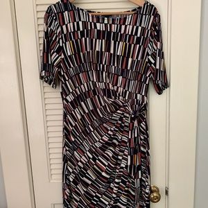 Ann Taylor Factory jersey side tie dress